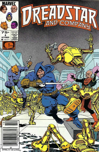 Cover for Dreadstar and Company (Marvel, 1985 series) #4 [Newsstand]