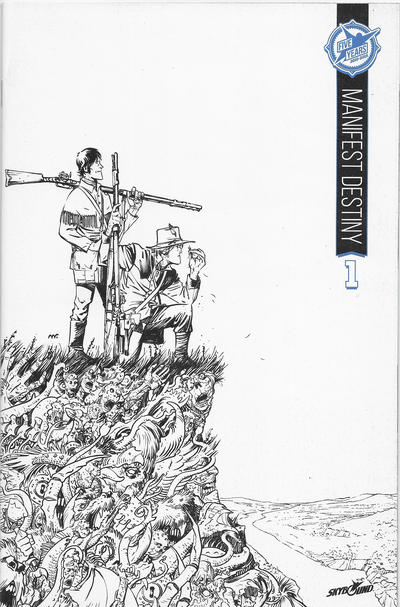 Cover for Manifest Destiny (Image, 2013 series) #1 [2015 SDCC Exclusive Skybound 5th Anniversary Box Set Black and White - Matthew Roberts]
