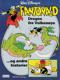 Cover for Donald Duck album (Hjemmet / Egmont, 1985 series) #[5] - Fantonald - Dragen fra Vulkanøya