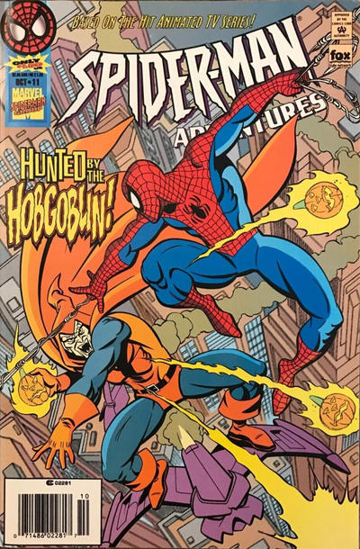 Cover for Spider-Man Adventures (Marvel, 1994 series) #11 [Newsstand]