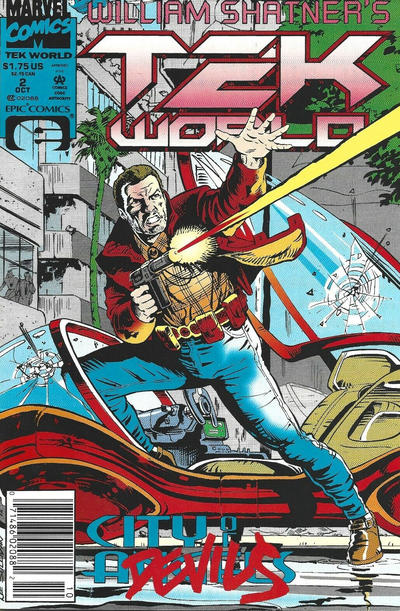Cover for TekWorld (Marvel, 1992 series) #2 [Newsstand]