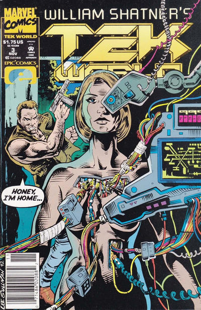 Cover for TekWorld (Marvel, 1992 series) #3 [Newsstand]