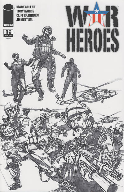 Cover for War Heroes (Image, 2008 series) #1 [Variant Sketch Cover by Tony Harris]