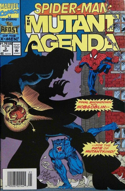 Cover for Spider-Man: The Mutant Agenda (Marvel, 1994 series) #3 [Newsstand]