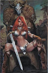 Cover Thumbnail for Red Sonja (2021 series) #1 [Retailer Exclusive Comics Elite Cover Elias Chatzoudis]