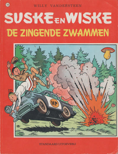 Cover for Suske en Wiske (Standaard Uitgeverij, 1967 series) #110 - De zingende zwammen [Druk 1982]