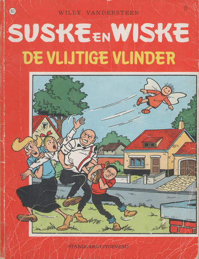 Cover for Suske en Wiske (Standaard Uitgeverij, 1967 series) #163 - De vlijtige vlinder [Druk 1978]