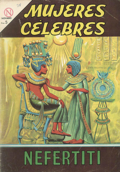 Cover for Mujeres Célebres (Editorial Novaro, 1961 series) #38 [Española]