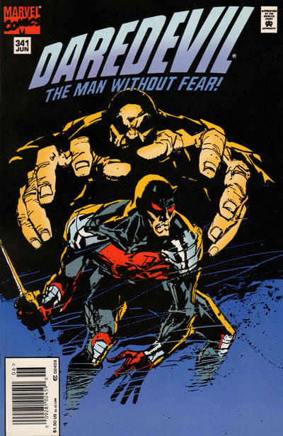 Cover for Daredevil (Marvel, 1964 series) #341 [Newsstand]