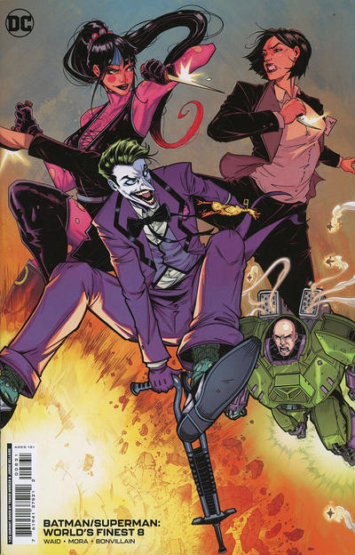 Cover for Batman / Superman: World's Finest (DC, 2022 series) #8 [Travis Mercer Cardstock Variant Cover]