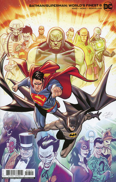 Cover for Batman / Superman: World's Finest (DC, 2022 series) #8 [Clayton Henry Cardstock Variant Cover]