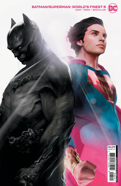 Cover for Batman / Superman: World's Finest (DC, 2022 series) #5 [Alexander Lozano Cardstock Variant Cover]