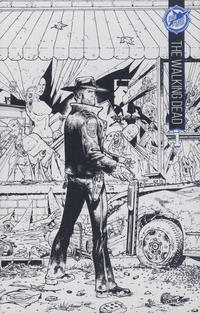 Cover for The Walking Dead (Image, 2003 series) #1 [2015 SDCC Exclusive Skybound 5th Anniversary Box Set Black and White - Tony Moore]