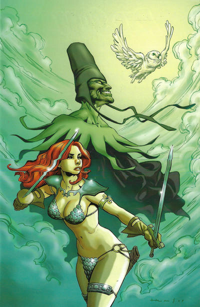 Cover for Red Sonja (Dynamite Entertainment, 2005 series) #28 [Homs Virgin Incentive Variant]