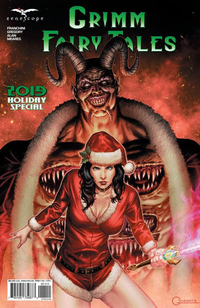 Cover for Grimm Fairy Tales 2019 Holiday Special (Zenescope Entertainment, 2019 series) [Cover A - Geebo Vigonte]