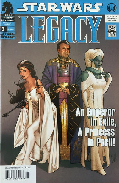 Cover for Star Wars: Legacy (Dark Horse, 2006 series) #3 [Newsstand]
