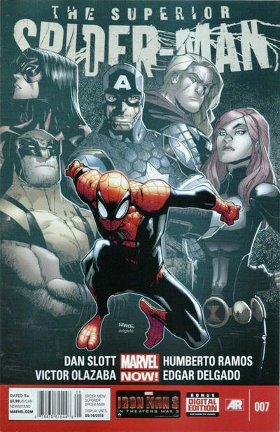 Cover for Superior Spider-Man (Marvel, 2013 series) #7 [Newsstand]