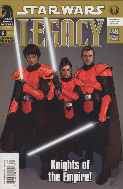 Cover for Star Wars: Legacy (Dark Horse, 2006 series) #6 [Newsstand]