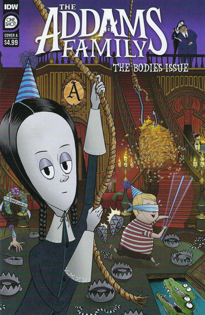 Cover for The Addams Family: The Bodies Issue (IDW, 2019 series) [Second Printing Cover A - Chynna Clugston Flores]