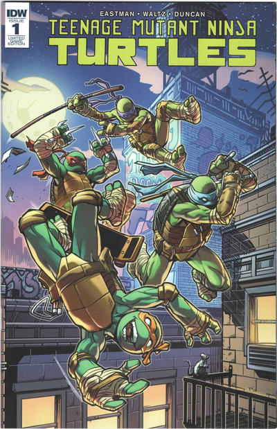Cover for Teenage Mutant Ninja Turtles (IDW, 2011 series) #1 [Limited Game Edition Exclusive - Tony Vargas Variant]