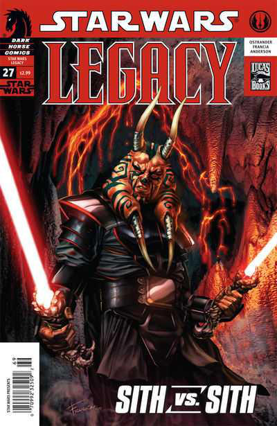 Cover for Star Wars: Legacy (Dark Horse, 2006 series) #27 [Newsstand]