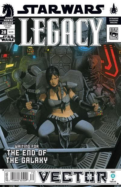 Cover for Star Wars: Legacy (Dark Horse, 2006 series) #28 [Newsstand]