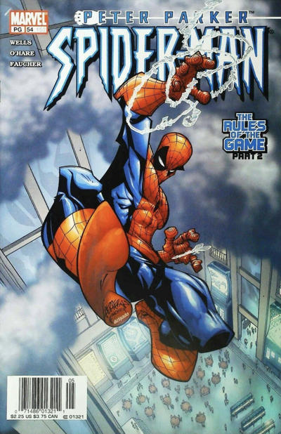Cover for Peter Parker: Spider-Man (Marvel, 1999 series) #54 (152) [Newsstand]