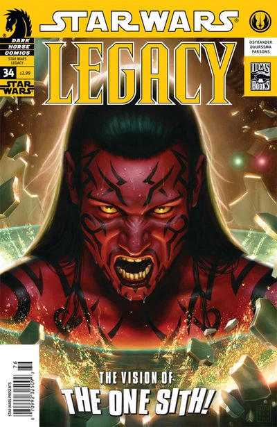 Cover for Star Wars: Legacy (Dark Horse, 2006 series) #34 [Newsstand]