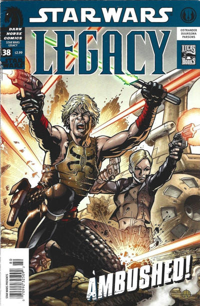 Cover for Star Wars: Legacy (Dark Horse, 2006 series) #38 [Newsstand]