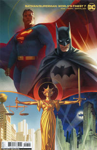 Cover Thumbnail for Batman / Superman: World's Finest (DC, 2022 series) #7 [Joshua Middleton Cardstock Variant Cover]