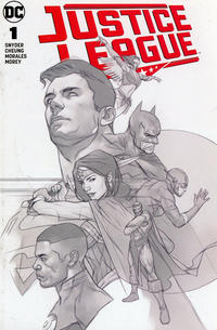 Cover Thumbnail for Justice League (DC, 2018 series) #1 [Buy Me Toys Ben Oliver Sketch Cover]