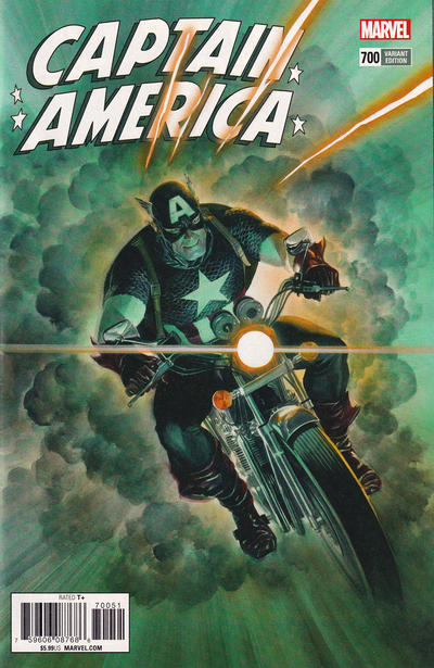 Cover for Captain America (Marvel, 2017 series) #700 [Alex Ross]