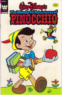 Cover for Walt Disney's the Wonderful Adventures of Pinocchio (Western, 1982 series) [White Logo]