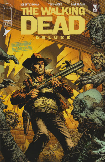Cover for The Walking Dead Deluxe (Image, 2020 series) #1 [Newsprint Edition]