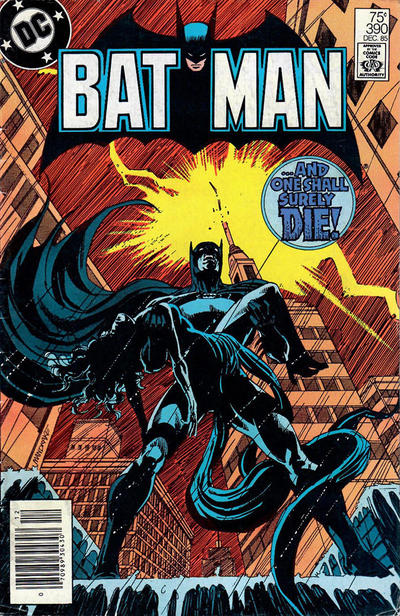 Cover for Batman (DC, 1940 series) #390 [Newsstand]