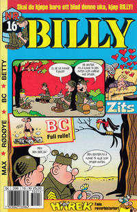 Cover Thumbnail for Billy (Hjemmet / Egmont, 1998 series) #16/2003