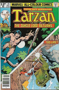 Cover for Tarzan (Marvel, 1977 series) #24 [British]