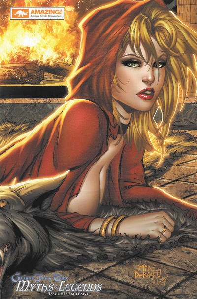 Cover for Grimm Fairy Tales Myths & Legends (Zenescope Entertainment, 2011 series) #1 [Amazing Comic Con Exclusive Mike DeBalfo Wraparound Variant]