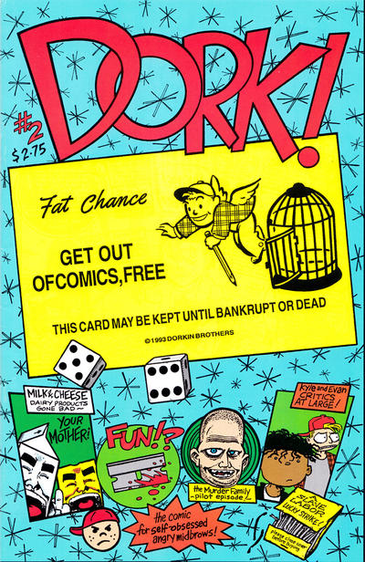 Cover for Dork (Slave Labor, 1993 series) #2 [Second Printing]