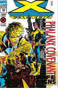 Cover Thumbnail for X-Factor (Marvel, 1986 series) #106 [Newsstand - Deluxe Holo-Foil Cover]