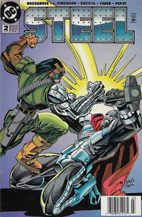 Cover Thumbnail for Steel (DC, 1994 series) #2 [Newsstand]