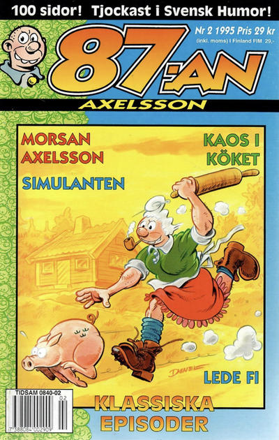 Cover for 87:an Axelsson (Semic, 1994 series) #2/1995