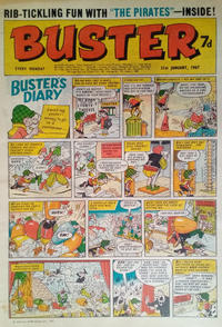 Cover Thumbnail for Buster (IPC, 1960 series) #21 January 1967 [348]