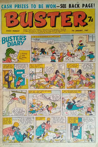 Cover Thumbnail for Buster (IPC, 1960 series) #7 January 1967 [346]