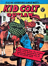 Cover Thumbnail for Kid Colt Outlaw (Horwitz, 1952 ? series) #77