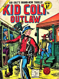 Cover Thumbnail for Kid Colt Outlaw (Horwitz, 1952 ? series) #61