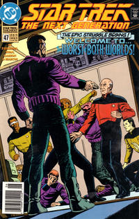 Cover Thumbnail for Star Trek: The Next Generation (DC, 1989 series) #47 [Newsstand]