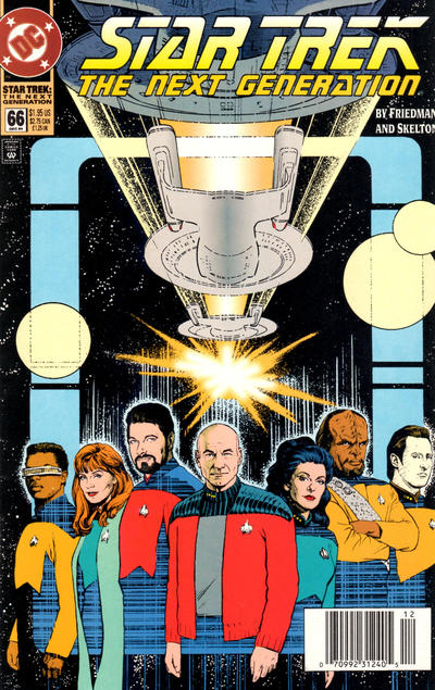 Cover for Star Trek: The Next Generation (DC, 1989 series) #66 [Newsstand]