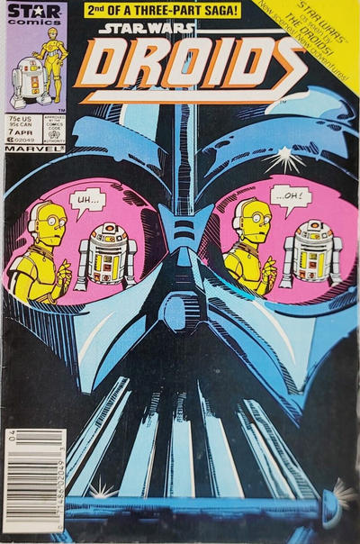 Cover for Droids (Marvel, 1986 series) #7 [Newsstand]