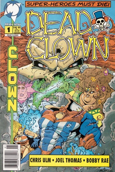 Cover for Dead Clown (Malibu, 1993 series) #1 [Newsstand]